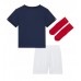 Frankrig Replika Babytøj Hjemmebanesæt Børn VM 2022 Kortærmet (+ Korte bukser)